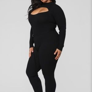 Fashion Nova Ribbed Jumpsuit 3X